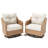 Outdoor Swivel Glider Rocker Chairs, All-weather Handwoven Wicker Patio Chairs With Premium Cushions, 360° Swivel Rocking Chairs For Porch Deck Backyard Garden Poolside Indoor Use, 2 Pcs