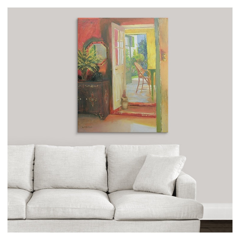 « open porte, ca. 2000 » par william ireland, reproduction d’art, H 48 po x l 38 po x P 1,5 po, Toile
