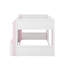 Lit mezzanine avec rangement, lit mezzanine avec armoire de rangement, 2 portes et zone de jeu, lit cabine Cabane-1094916446