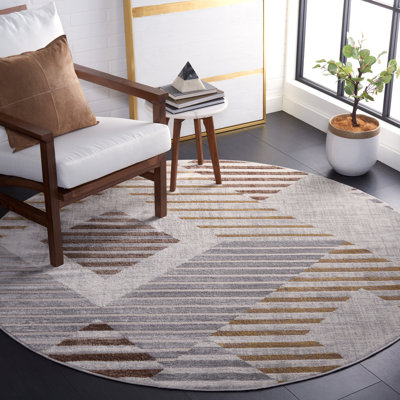 Geometric 244cm X 305cm Area Rug