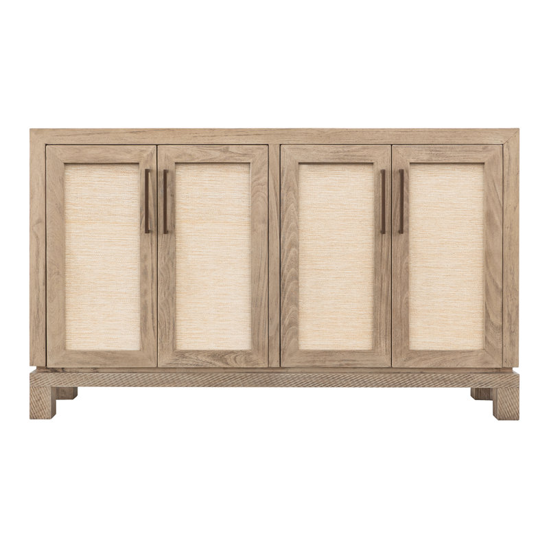 Console 4 portes Solara, Blanc