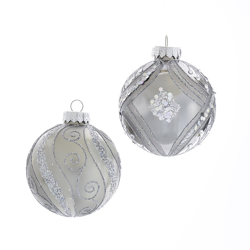 13.07'' Glass Ball Ornament