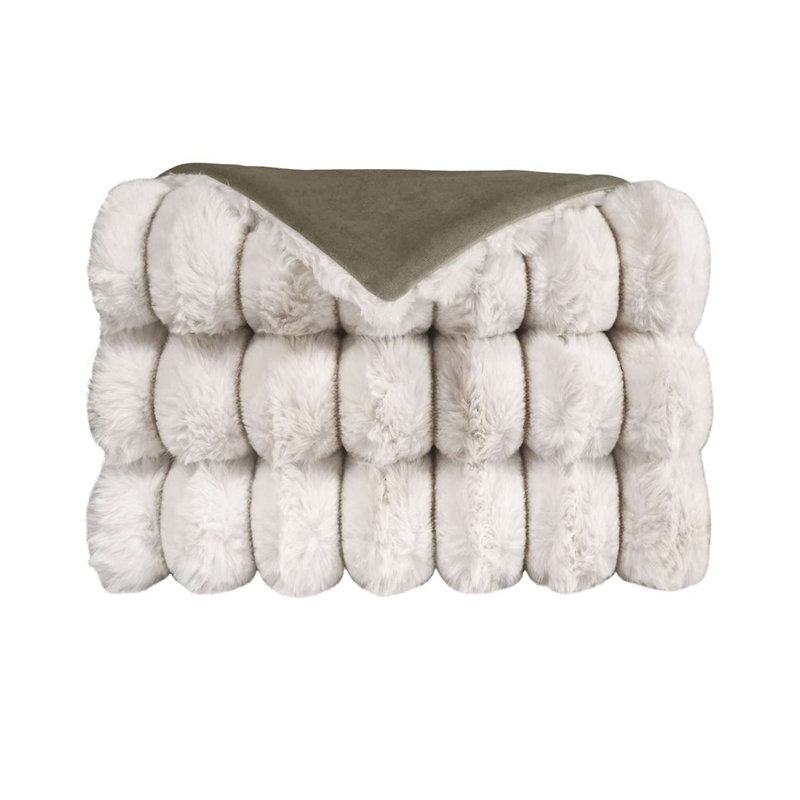 Summit Throw Blanket, Ivory