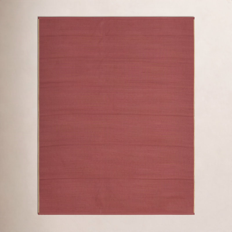 Castanon Modern Solid, Red/Tan, Rectangle 9' x 12'
