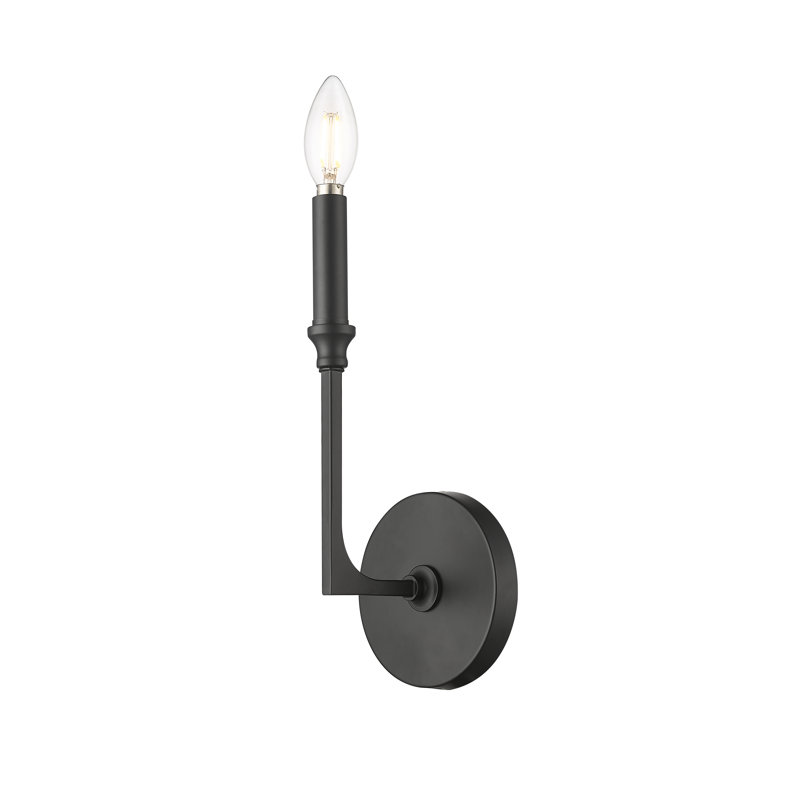 Azara 12" High 1-Light Wall Sconce - , Matte Black