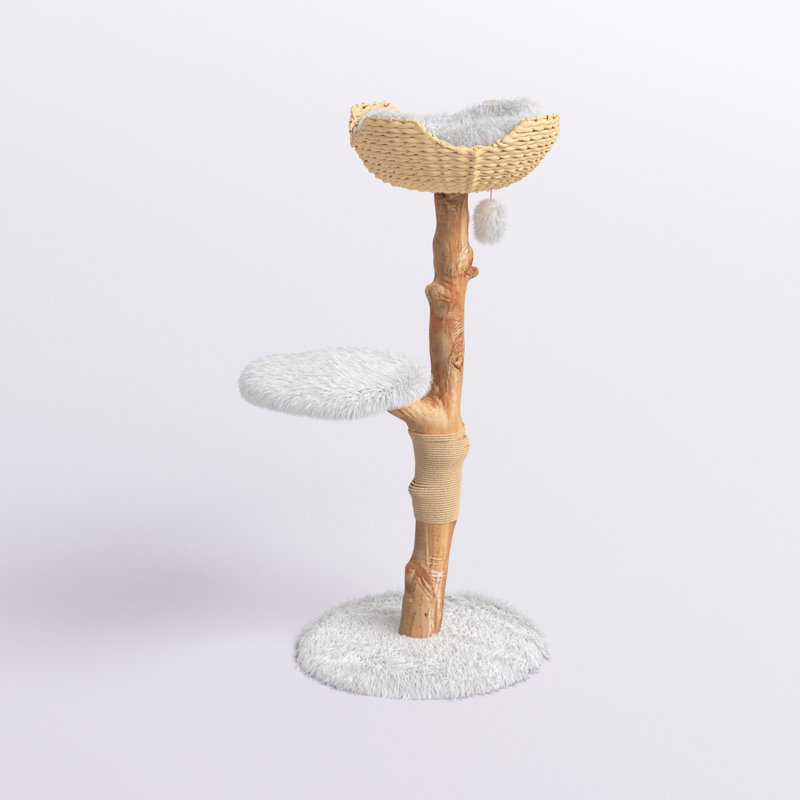 Lina 46'' H Cat Tree, Gray