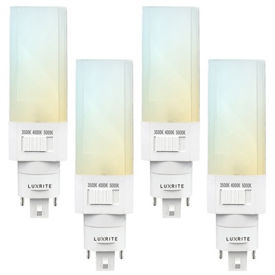 Ampoule à DEL 11 W à intensité variable, base à changement de couleur CCT G24d-1