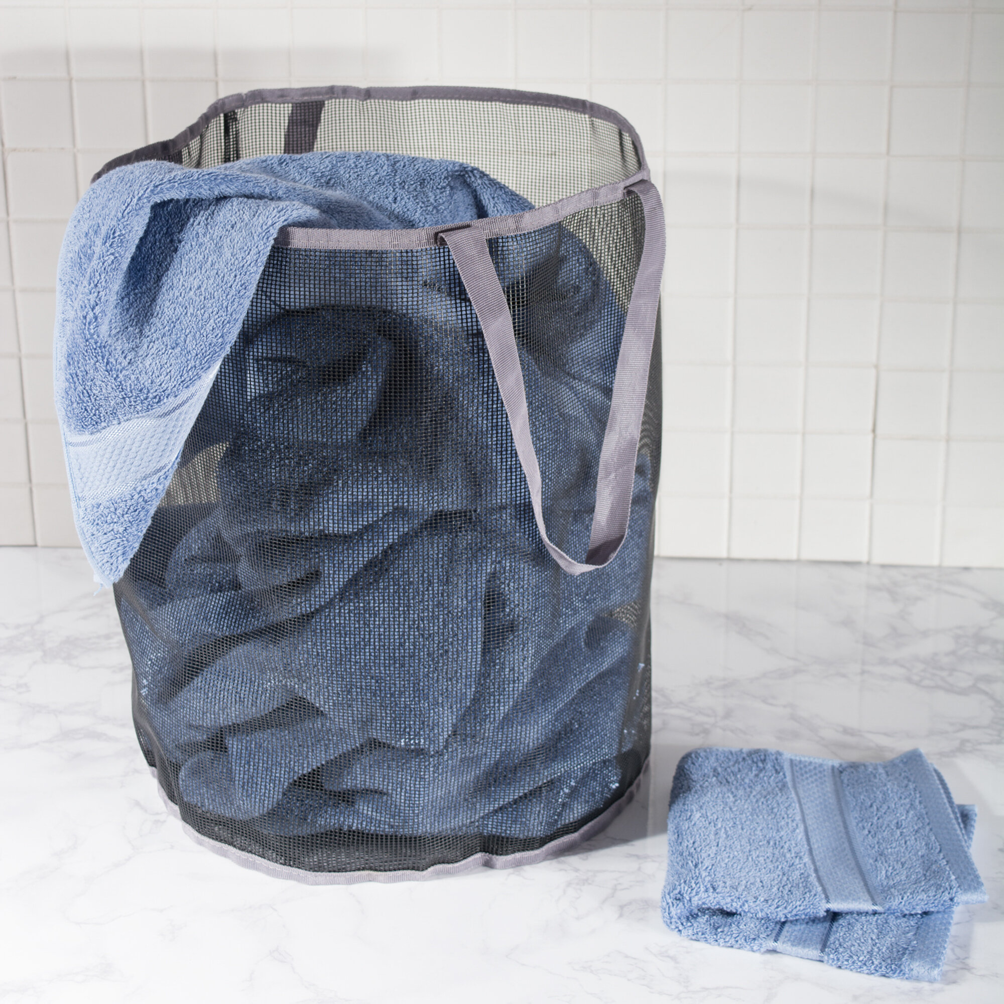 Wayfair Basics® Shoulder Strap Pop Up Laundry Hamper & Reviews