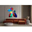 Art mural en acrylique multicolore-71041850
