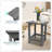 HDPS Adirondack End Table - Weatherproof Outdoor Side Table for Pool & Patio-156291774
