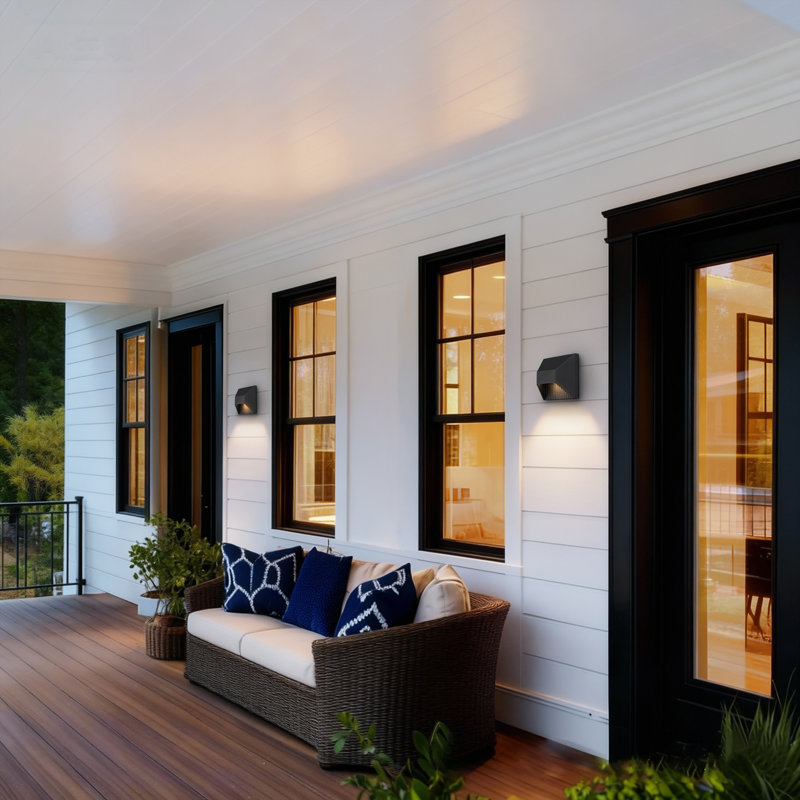 Haxby LED Wall Sconce for Indoor/Outdoor Use, 3-CCT Selectable, Dimmable, Wet Rated, ADA Compliant