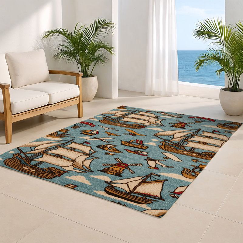 Tapis intérieur et extérieur gris Transport, Rectangulaire 8 pi x 10 pi