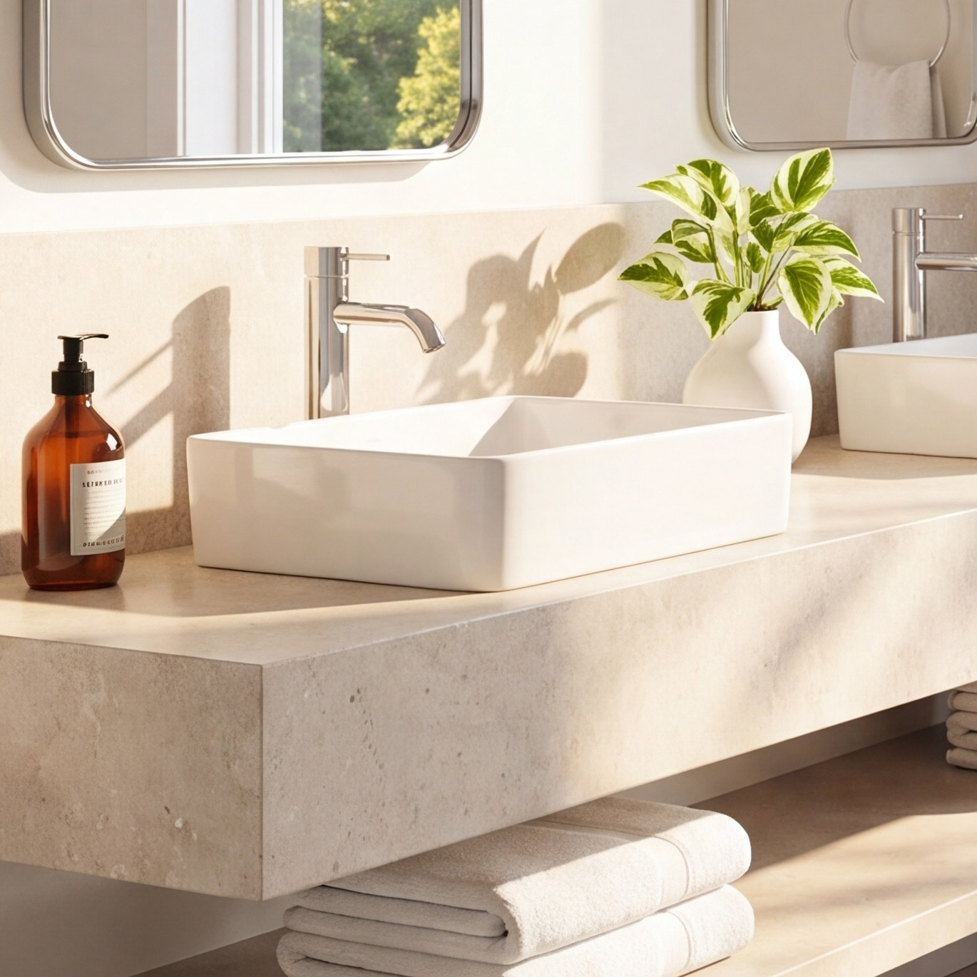 Marigold Rectangular Vessel Bathroom Sink