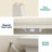 2-Door Sideboard Buffet Cabinet with Adjustable Shelf