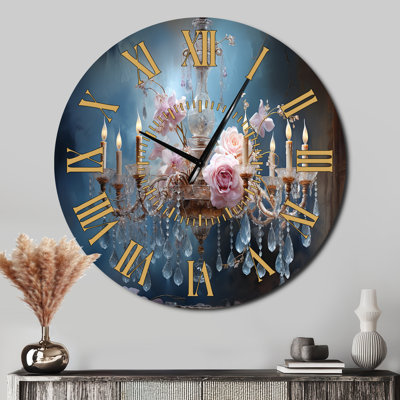 Horloge murale Chandelier Transcendent Elegance