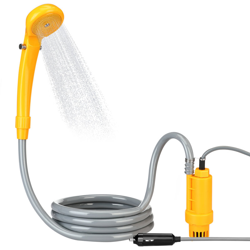 Stulysse Portable Hanging Shower Outdoor Shower with Detachable Shower Head and Footwash Spout