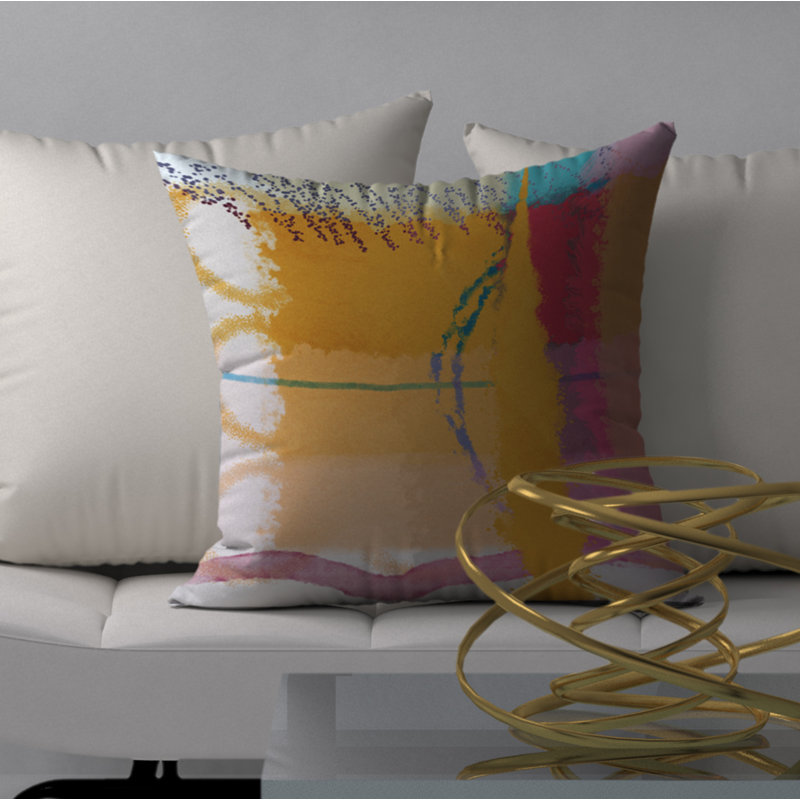  Housse et insert de coussin carré généreux, 18" x 18"