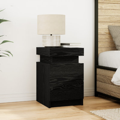 35cm W Manufactured Wood Bedside Table