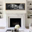 Bouddha endormi, art mural spirituel monochrome-115165316-115165318