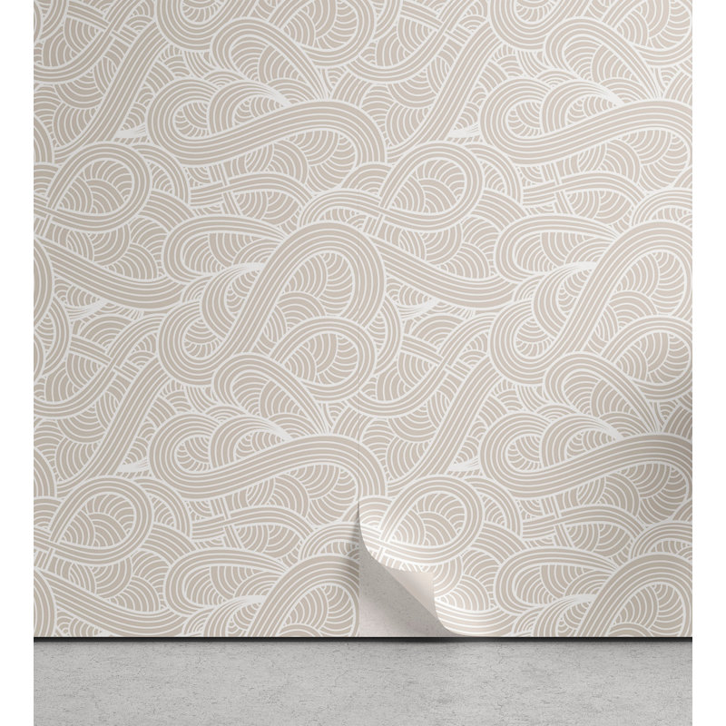 Rouleau de papier peint adhésif Illyas, L 13 po x L 100 po