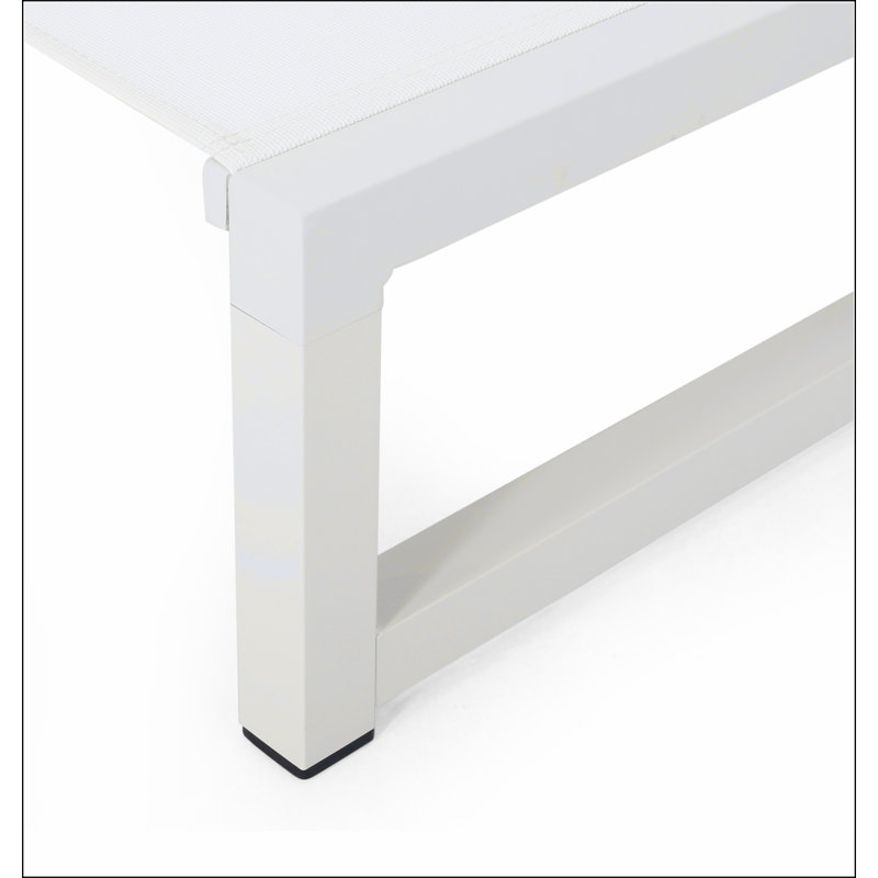 VENICE CHAISE LOUNGE, White
