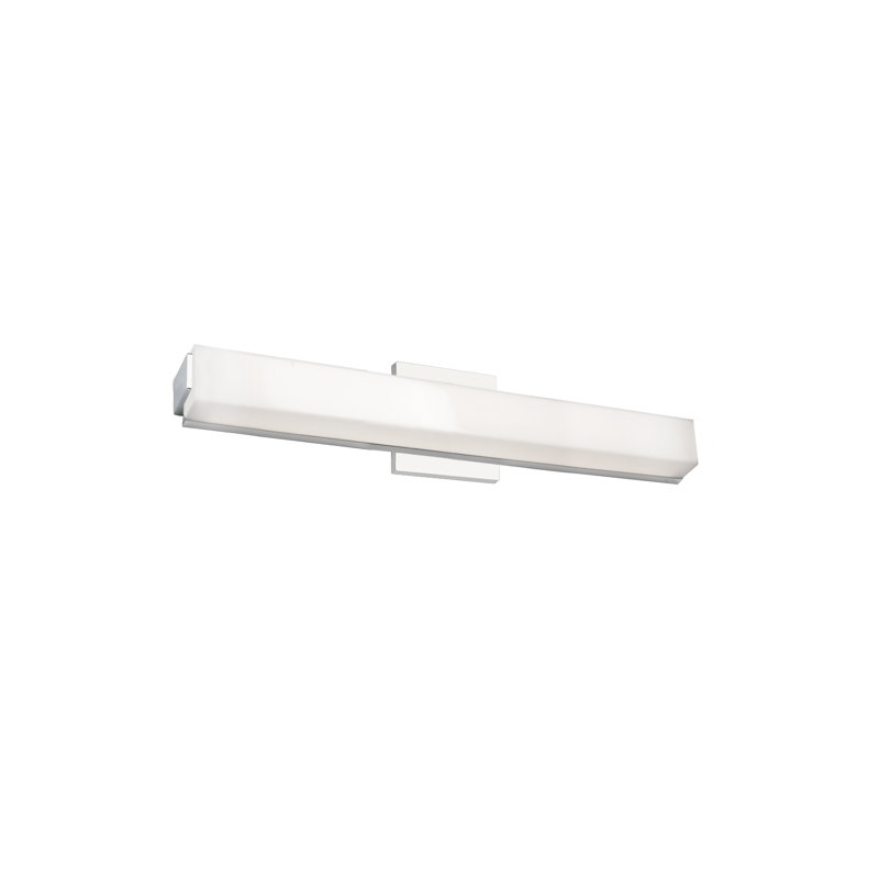 Latitude 1 - Light LED Bath Bar, Chrome