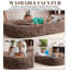 Grand lit pour chien de taille humaine lavable avec housse amovible-471780004-471780005