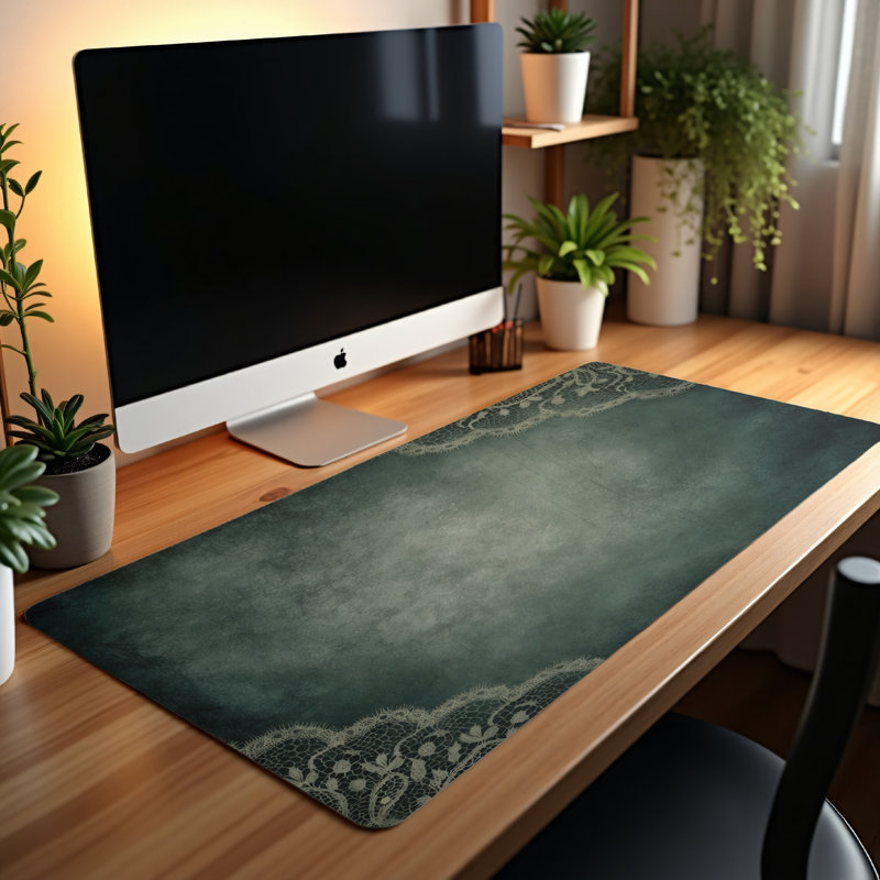 Polyester Desk Pad, 31.5x15.5