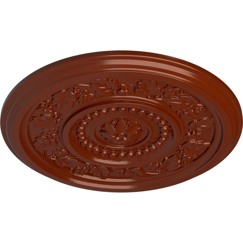 Médaillon de plafond H 16,125 po x l 16,125 po Marseille, Brique réfractaire