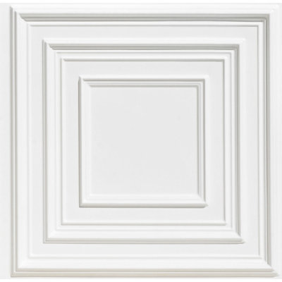 Schoolhouse 24'' W Textured PVC Drop-In Ceiling Tile, Glue Up Ceiling Tile Ceiling Tile