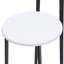 Ensemble de 3 tabourets de bar en métal avec dossier pour la salle à manger, chaises de bar seulement, sans les tables