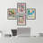 " Matisse Abstract Botanical S " 4 - Pieces-97770616-97770619