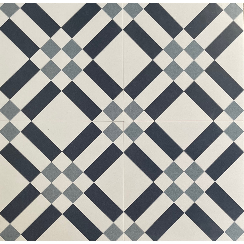 Valencia 12" x 12" Ceramic Patterned Wall & Floor Tile