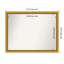 Townhouse Gold Non-Beveled Bathroom Wall Mirror-1016737510
