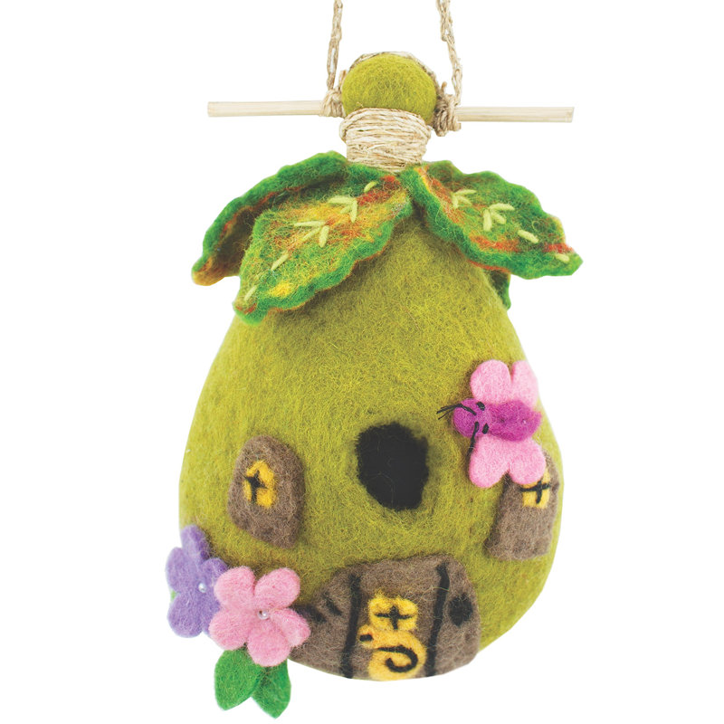 Fairy 9'' H x 5'' W x 3'' D Hanging Birdhouse