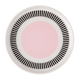 Villeroy & Boch - Memphis Collection Breakfast Plate, Premium Porcelain, Made in Germany,  8.25 in Diameter, Dishwasher and Microwave Safe, Small Plate for Cakes & Snacks, Dessert Plate, White with Pink & Black Accents