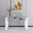 Micheline 47.2'' Glass Top Console Table-431286216
