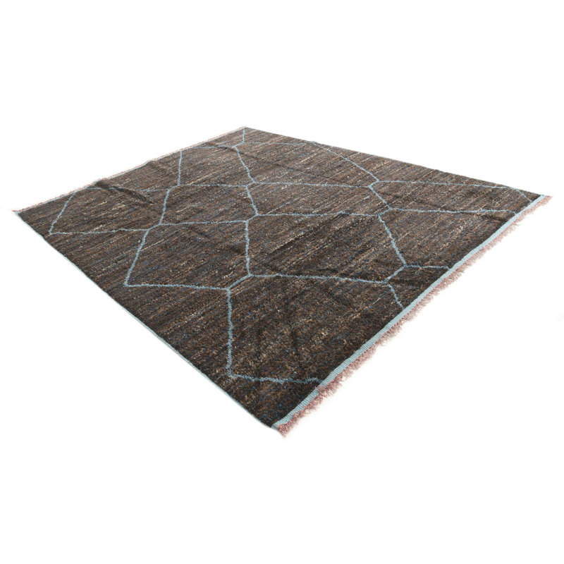 Tapis brun foncé Ottilie
