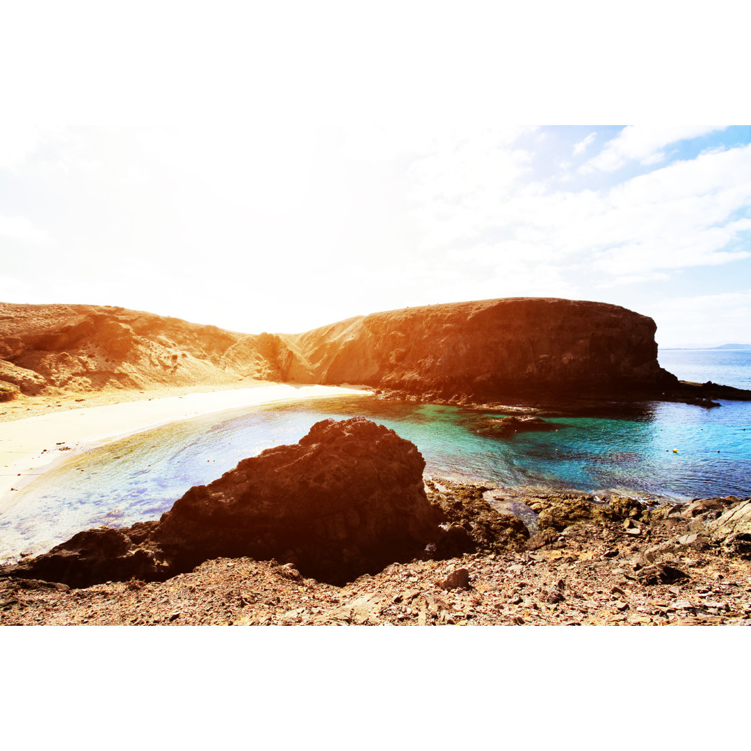 Playa Papagayo auf Lanzarote von ultraforma - Leinwandbild