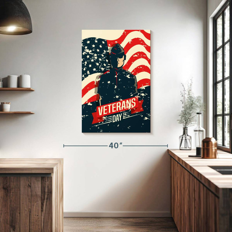 Patriotisme de Lelend, H 39 po x l 26 po