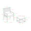 Chaise de patio avec coussins et repose-pieds-1782776292