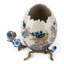 Golden Pheasant Egg Cachepot with Ormolu