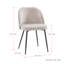 Chaise d'appoint en velours Steller-740009218