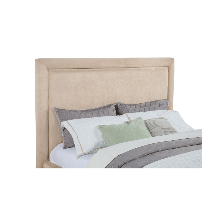 Upholstered Platform Bed, King