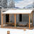14' X 10' Outdoor Wood Gazebo For Patio