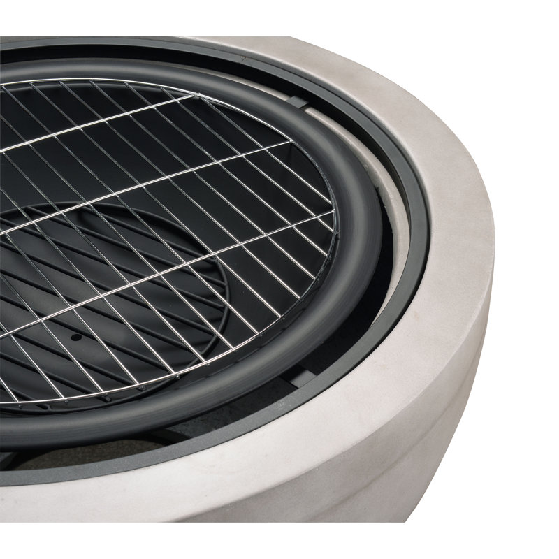 Round Polyresin Wood Burning Smokeless