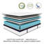 Matelas hybride 14 po, mousse viscoélastique avec ressorts ensachés, support à fermeté moyenne, certifié Certipur-US, transfert zéro mouvement-117811490