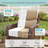 Aoodor Smile Outdoor Chair Cushions Set, Sunbrella Fabric High Back and Deep Seating Outdoor Cushion-11447122-11447126