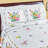 Colourful Poppy and Butterflies Ruffled Edge Pillow Sham