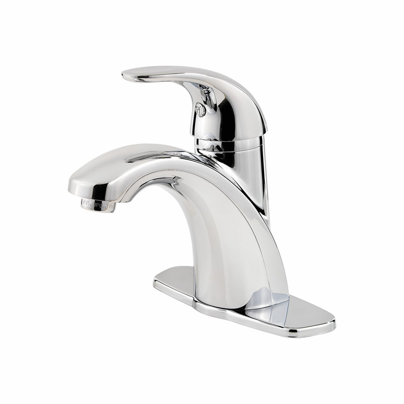 Parisa Single Hole Bathroom Faucet with Drain Assembly, Polished Chrome